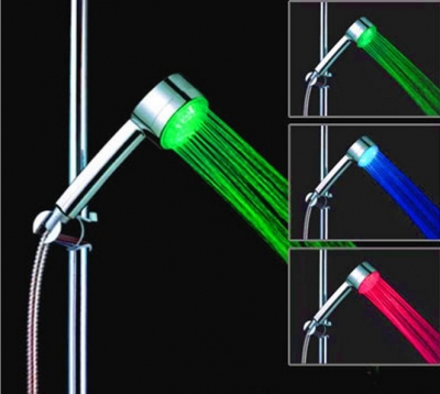 brand 3 color changing led shower head [hand-shower-head-3686]