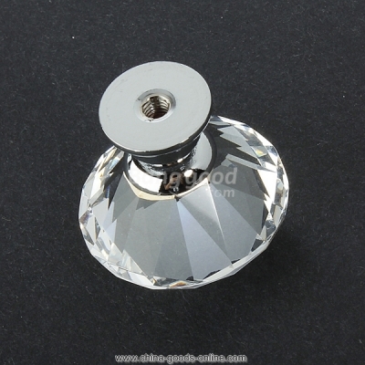 chicstore 10 pcs zinc alloy clear glass crystal knobs handle [Door knobs|pulls-1167]