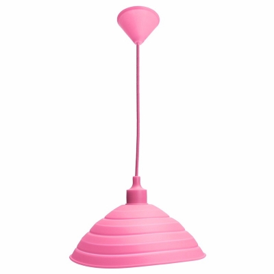 colorful silicone e27/e26 1 meter fabric cable wired lampshade home ceiling pendant lamp bulb light holder ac110-240v