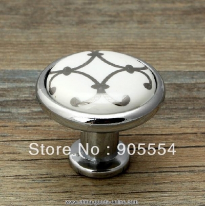 d32xh27mm ceramics cabinet knobs furniture handles and pulls kitchen door drawer knob [Door knobs|pulls-1552]