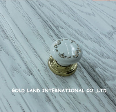 d38mm spun gold printing in ceramics with luxury gold zinc zlloy drawer knob kitchen pull furniture hardware [home-gt-store-home-gt-products-gt-yg-ceramic-handles-amp-knobs-9]