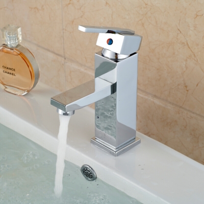 deck mount chrome brass bathroom basin faucet single handle sink mixer tap