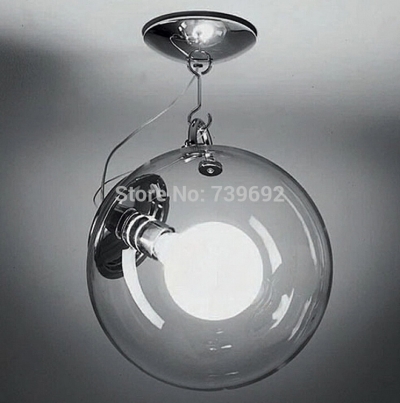 dia 25/30cm new modern soap bubble pendant lamp italian style glass pendant lights new year led lights for school,dinning room [glass-pendant-lights-4592]