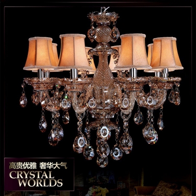 glass cognac chandelier lamp shades lustres de sala de janta candelabro art deco lustre moderne crystal chandelier lamp [chandelier-pendant-lights-3358]