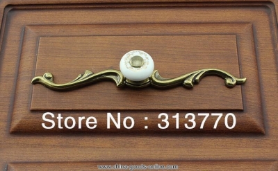 l177mm ceramic cabinet handle drawer cupboard door wardrobe handle [Door knobs|pulls-256]