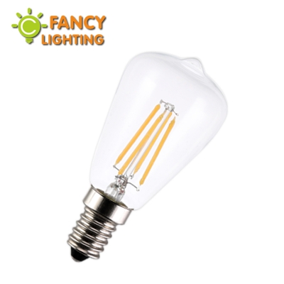 led edison filament light bulb st48 e14 220v 4w globe led bulb 360 degree energy saving replace incandescent bulb home decor