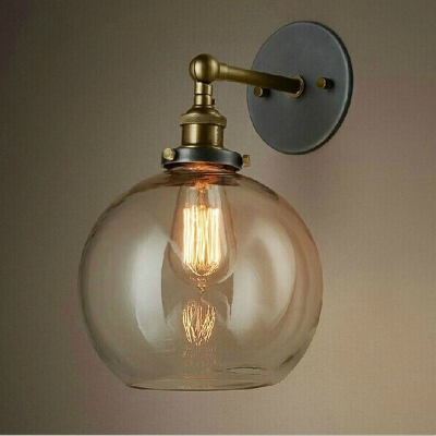 new arrival dia.20cm clear glass lampshade indoor glass wall lamps for home decor. dinning room lights