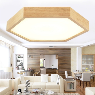 new oak modern led ceiling lights for dining room bedroom deckenleuchten home decoration wooden led ceiling lamp fixtures