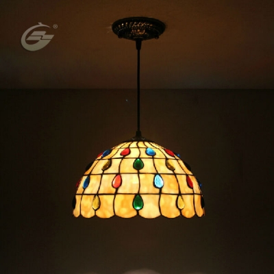 pendant lamps european rural creative color art glass light pendant lighting [glass-lamp-1188]