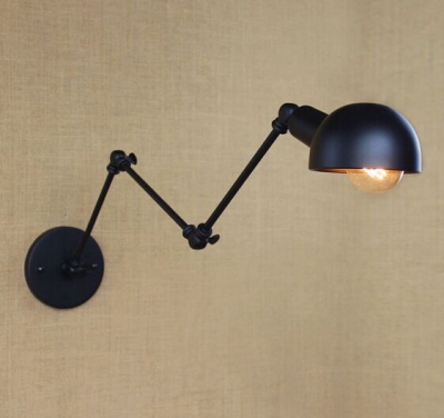 retro loft industrial edison vintage wall lamp light with long arm,wall sconce arandela de pared,e27*1 bulb included,ac 90v~260v