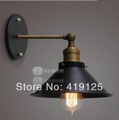 retro vintage industrial edison simplicity 1 light wall mount light sconces aged steel finished antique lamp