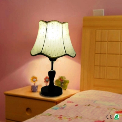 rural rural style led table lamp, gauze lampshade & compressed wood base household adornment bedside art decorative abajur