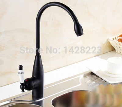 single handle swivel spout kitchen sink faucet deck mount good-quality kitchen mixer tap oil rubbed bronze finished