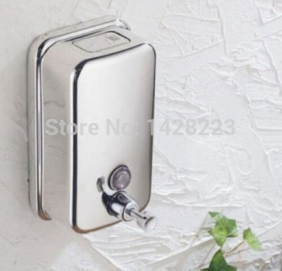 wall mounted bathroom chrome stainless steel soap dispenser 1000ml