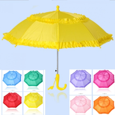 with whistle lace colorful children dancing umbrella kids automatic open umbrella handle umbrella