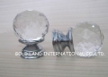 20pcs/lot d30mmxh42mm crystal glass cabinet knob and handles/crystal knob with brass base