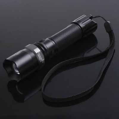 4pcs/lot 3w led torch adjustable focus beam cree q5 chargeable led flashlight torch 3 modes zoomable chargeable [led-flashlight-5016]