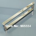 500mm chrome color 2pcs/lot 304 stainless steel shower room glass door handle