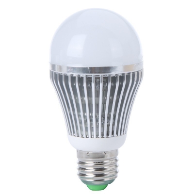 5pcs/lots new led lamp bulb e27 5w 220v/110v 450lm warm white/white silver shell lamps for home [led-bulb-4567]