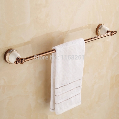 (60cm)single towel bar,towel holder,solid brass made,rose gold finished,bath products,bathroom accessories 5710