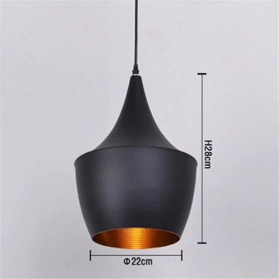black and gold color musical lustre aluminum instruments drop pendant light lamp for hall,bar,living room, [pendant-lights-4156]