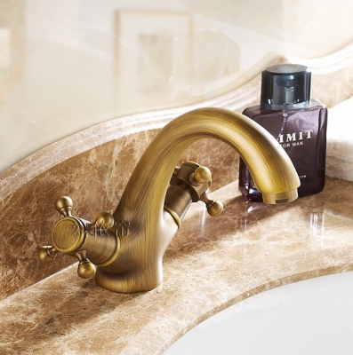 classic style and cold dual handle antique faucet