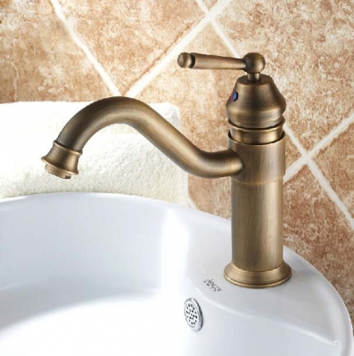 classical faucet antique bronze brass faucets bend spout style bathroom tap musluk torneira para banheiro
