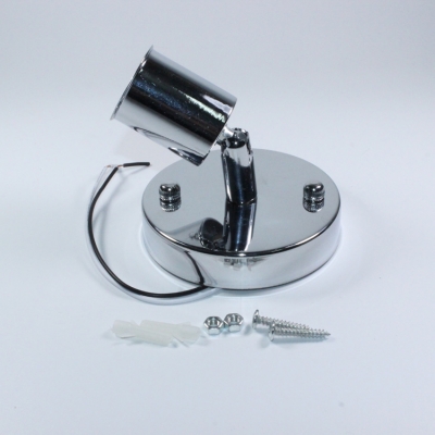 e27 lamp holder silver color 180 degree rotation high temperature resistance ceramic diy lighting accessories
