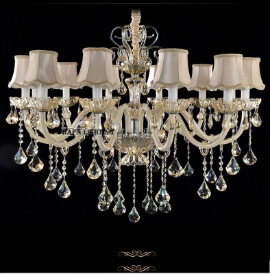 luxury crystal chandelier modern living room villa chandelier crystal lighting 10-12 arm crystal room lights chandeliers