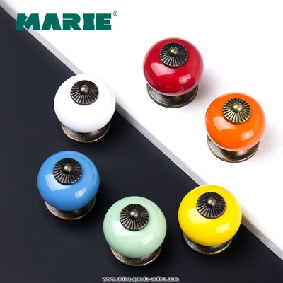 marie hardware kitchen furniture drawer ceramic knobs,children room drawer cartoon knobs,ceramic handle drawer pull [Door knobs|pulls-1984]