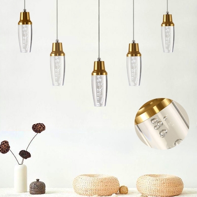 modern aluminum pendant lamps fashion decorative led lamp nordic style acryl bubble pendant light lumiere bar counter luminaire [pendant-lights-2939]