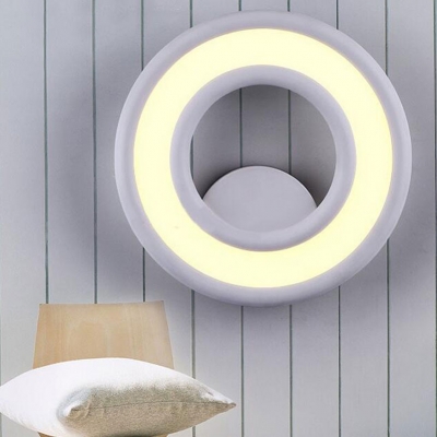 modern round wall sconce18w d305mm led wall lamp for bedroom living room aisle stair study lights