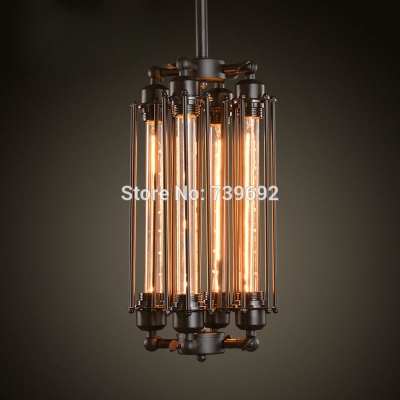 new fashion american style black color painted finish retro vintage iron pendant lights for coffee shop/dinning room etc [iron-pendant-lights-4572]