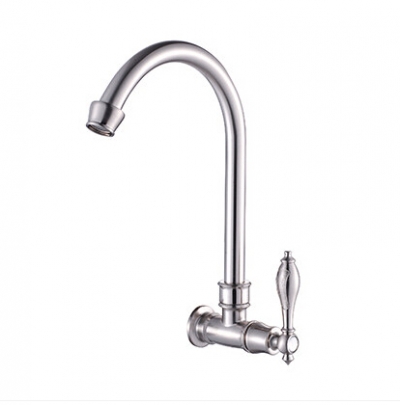 single cold brass wall antique tap faucet [kitchen-faucet-4120]
