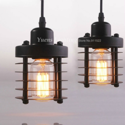 vintage pendant light industrial american style ancient wrought iron coffee bar lights xd-319 [pendant-lights-1119]