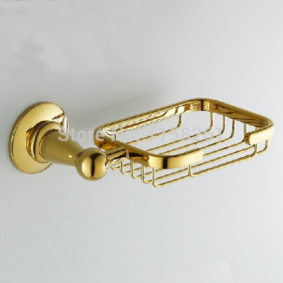 wall mount gold finish brass soap basket /soap dish/soap holder /bathroom accessories,bathroom furniture modern bathroomst-31910 [soap-dish-amp-holder-7790]