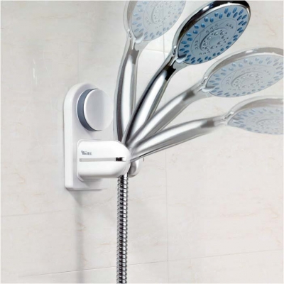 wall suction cup shower holder, hand shower head fitting