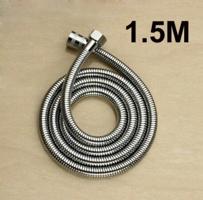 1.5m stainless steel shower hose, shower pipe, shower faucet accessory [hose-valve-3791]