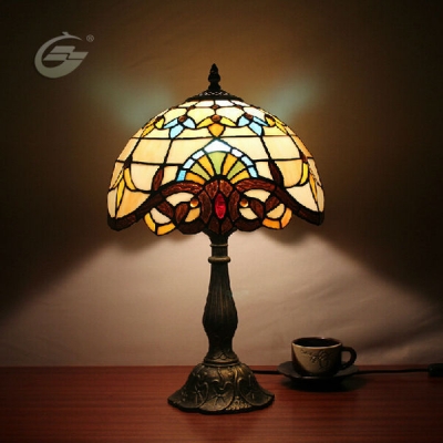 12 inch modern table lamp baroque bed lamp decoration light fixtures ysltb3-06 [glass-lamp-1339]