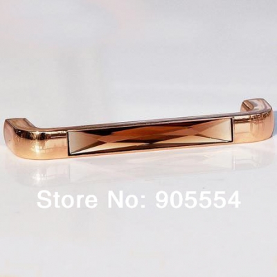 128mm tawny color k9 crystal glass cabinet drawer furniture handle wardrobe handle