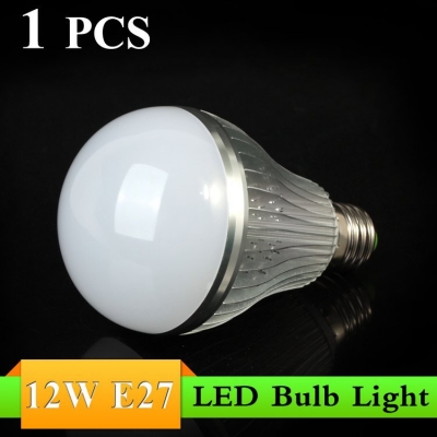 1pcs/lots led lamp light bulb e27 12w 220v/110v 1080lm warm white/white lamps for home [led-bulb-4526]