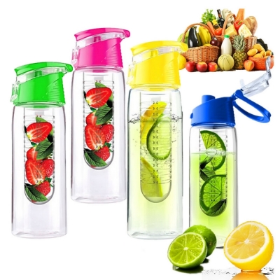 2016 700ml cycling sport fruit infusing infuser water lemon cup juice bicycle health eco-friendly bpa detox bottle flip lid