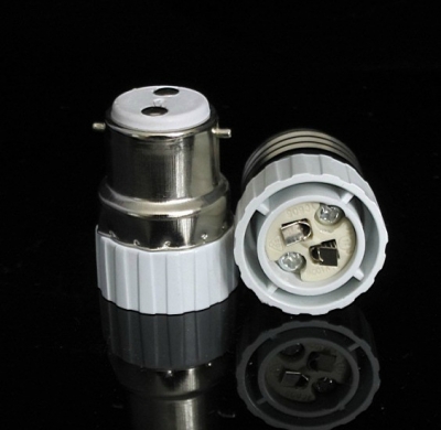 6pcs/ b22 to mr16 adapter material fireproof material socket adapter