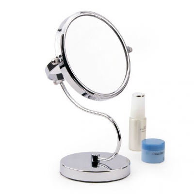 8" dual makeup mirrors 1:1 and 1:3 magnifier 360 degree hd cosmetic bathroom double faced bath mirror espelho makeup 758