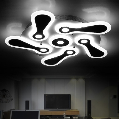 acrylic minimalist modern led ceiling lights for living room bedroom ac 85-265v lamparas de techo modern ceiling lamp fixtures [modern-ceiling-light-7637]