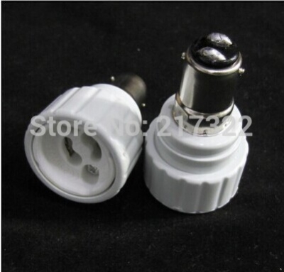 ba15d to gu10 adapter conversion socket material fireproof material b15 to gu10 socket adapter lamp holder [b22-ba15d-ba15s-socket-5348]