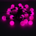 cutton ball pink led string light fairy christmas lights cristmas party decoration outdoor ,5m ac110v/220v 20-leds