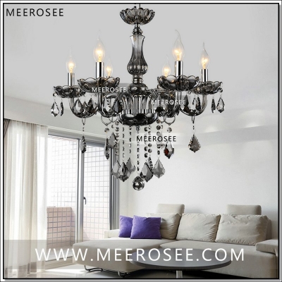 d23" modern crystal glass chandelier light fixture cristal chandelir lustre for home living different colors and ready stock [crystal-chandelier-glass-2134]