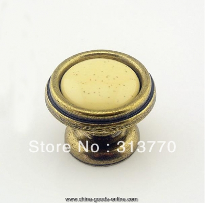 d32xh25mm ceramic cabinet knob drawer knob round knob [Door knobs|pulls-2201]