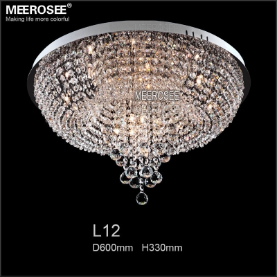 diameter 600mm round crystal ceiling lights fixture lustre de cristal lamp, crystal stair light for and foyer / hallyway md8559 [ceiling-light-1182]